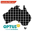 【Amazon発送】オーストラリア SIMカード 40日間【高速データ通信・チャージ可能】通信容量20GB+国内通話量無限+国際通話料金25豪ドル ?Australia SIM Optus回線利用