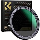 K&F Concept 62mm 可変NDフィルターND2-ND32+CPLフィルター 1枚2役レンズフィルター X状ムラなし 日本製AGC光学ガラス HD超解像力 低い反射率 28層ナノコーティング 撥水撥油キズ防止 ビデオ/風景撮影の減光フィ