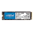 Crucial SSD P2シリーズ 500GB M.2 NVMe接続 正規代理店保証品 CT500P2SSD8JP 5年保証