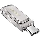 USBメモリー512GB SanDisk サンディスク USB3.1 Gen1-A/Type-C 両コネクタ搭載Ultra Dual Drive Luxe 回転式 [並行輸入品]