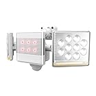 ムサシ RITEX フリーアーム式高機能LEDセンサーライト(12W×2灯) 「コンセント式」 LED-AC2030 ホワイト