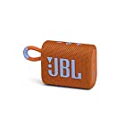 JBL GO3 Bluetoothスピーカー USB C充電/IP67防塵防水/パッシブラジエーター搭載/ポータブル/2020年モデル オレンジ JBLGO3ORG
