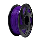 VOXELAB 3Dプリンターフィラメント 1.75mm PLA Pro (PLA+) フィラメント 寸法精度+/- 0.02mm 3Dプリント素材 1kg/スプール FDM 3Dプリンター/ペン (パープル)