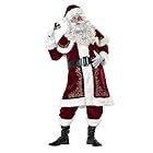[OSC] サンタ コスプレ 仮装 メンズ 大きいサイズ 厚い サンタコス サンタクロース 大人用 クリスマスパーティー コスプレ 祭り 8点セット