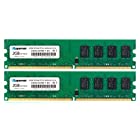 4GB DDR2 667MHz 667 PC2-5300 5300U 2GB×2枚 デスクトップPC用 メモリ 1.8V CL5 Non-ECC RAM Memory