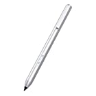 Surface用タッチペン ATiC Surface スタイラスペン Microsoft サーフェス タッチペン 筆圧感知4096 アルミニウム製 耐久性 極細 耐久性 ペアリング不要/充電不要/電源オンオフ不要 電池内蔵 取扱簡単 替え芯付き