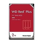 Western Digital ウエスタンデジタル WD Red Plus 内蔵 HDD ハードディスク 2TB CMR 3.5インチ SATA 5400rpm キャッシュ128MB NAS メーカー保証3年 WD20EFZX-EC 【国内正規取