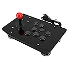 アーケードゲームコントローラー、ジョイスティックコントローラー、アーケードゲームロッカー用の黒の8ボタン3Dカードタイプボタンの交換用耐摩耗性