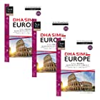 DHA SIM for Europe ヨーロッパ 42か国 15GB 30日 ( 5GB10日×３枚セット ) 利用可能 4GLTE/3G プリペイド データSIMカード / 3-in-1 SIMカード / データ通信専用 / シムフリー端末のみ
