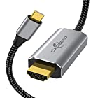 USB C HDMI 変換 ケーブル TypeC HDMI アダプタ GADEBAO【HDMI 4K映像出力&Thunderbolt 3対応】1.8m USB タイプC HDMI 変換ケーブル MacBook Pro Air /iPad Pro