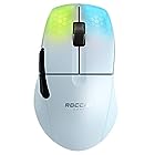 ROCCAT ゲーミングマウス Kone Pro Air ワイヤレス 2.4GHz/Bluetooth ホワイト/白 光学式/19K/オプティカルスイッチ/サイドボタン/軽量75g/PTFE/Reflex/RGB ドイツデザイン