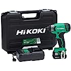 【Amazon.co.jp限定】HiKOKI(ハイコーキ) 10.8V 充電式 インパクトドライバー 初回修理保証付き 畜電池×1個、急速充電器、ケース付 グリーン WH12DA(ES)