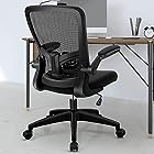 FelixKing 椅子 デスクチェア オフィスチェア パソコンチェア テレワーク メッシュ チェア 事務椅子 昇降機能付き 跳ね上げ式アームレスト 腰サポート 通気性 厚手 360度回転 黒 black chair