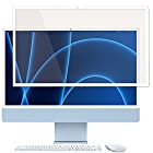 LOE(ロエ) iMac 24インチ 2021 ブルーライトカット 保護フィルム 枠粘着式 繰り返し 脱着可能 (アイマック 24 M1 2021年)