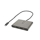 StarTech.com USB-C接続クアッドHDMIディスプレイ変換アダプタ／USB-C - HDMI 4出力コンバータ／1080p 60Hz／USB Type-C接続／HDMI増設アダプタ／Windowsのみ対応 USBC2HD4