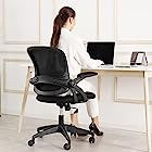 KERDOM 椅子 テレワーク オフィスチェア 人間工学椅子 デスクチェア メッシュチェア 腰痛対応 学習 おしゃれ 事務 人気 ブラック KD931-Black