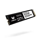 Acer プレデター GM7000 NVMe ゲーミングSSD - M.2 2280 PCIe Gen4（16Gb/秒） x 4、3D TLC NAND PC内蔵ソリッドステートハードドライブ DDR4 DRAM キャッシュ搭載 最大7400MB