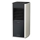 アイリスオーヤマ ヒーター セラミックファンヒーター スリム 大風量 角度調節可能 人感センサー付き 1200W ~8畳 マイコン式 幅17×高さ37×奥行19cm JCH-12TDS1-W ホワイト