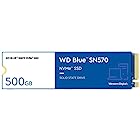Western Digital 500GB WD Blue SN570 NVMe 内蔵ソリッドステートドライブ SSD - Gen3 x4 PCIe 8GB/s M.2 2280 最大3,500MB/s - WDS500G3B0C
