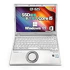 ノートパソコン 【MS Office搭載】【Win11搭載】初期設定済み CF-SZ5 シリーズ 第六世代Core i5 6300U/2.4GHz パソコン ノートlaptop/日本語キーボード/メモリー8GB/SSD:512GB /12インチ液