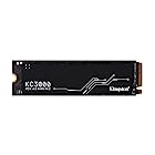 キングストンテクノロジー Kingston SSD KC3000 512GB PCIe Gen 4.0 x4 最大7,000MB/秒 PS5 動作確認済 極薄グラフェンヒートシンク M.2 2280 NVMe SKC3000S/512G 正規代理