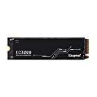 キングストンテクノロジー Kingston SSD KC3000 1024GB 1TB PCIe Gen 4.0 x4 最大7,000MB/秒 PS5 動作確認済 極薄グラフェンヒートシンク M.2 2280 NVMe SKC3000S/1024
