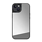 CASETiFY MagSafe 対応 ミラーケース iPhone 13 - シルバー (ブラックバンパー)