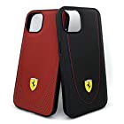 エアージェイ iPhone13ProMax Ferrari フェラーリ 本革 背面ケース レッド FEHCP13XRGOR