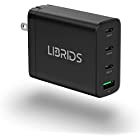 PD充電器 100W USB-C充電器 GaN【窒化ガリウム】 LIBRIDS 急速充電器 PD対応 USB-C×3 + USB-A 4ポート 高速充電器 折り畳み式プラグ PSE認証済み iPhone/iPad/MacBook/Lenovo/ノ