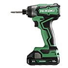 【Amazon.co.jp限定】HiKOKI(ハイコーキ) 18V 充電式 インパクトドライバー 初回修理保証付き 18V2.0Ah畜電池×2個、充電器、ケース付 WH18DD(2BG)