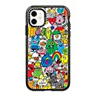 CASETiFY インパクトケース iPhone 11 - Fun Friends By Jon Burgerman - クリア ブラック