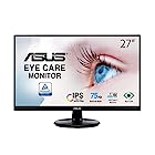 ASUS モニター Eye Care VA27DCP 27インチ / フルHD (1920 x 1080) / IPS / USB-C HDMI / 65W電力供給 / 75Hz / ブルーライト軽減 / フリッカフリー / VESA対応 / 国