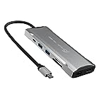 j5create USB-C 11in1 トリプルディスプレイ ドッキングステーション マルチハブ マルチアダプター Power Delivery 100W供給 4K60/1080p144Hz【 USB3.2 Gen2 Type-Ax2 / Ty