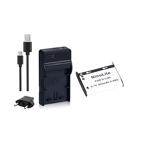 ヤマダモール | NinoLite 3点セット D-LI92 互換 バッテリー +USB型