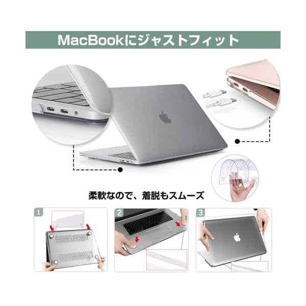 ヤマダモール | MacBook Pro 13インチ ケース M1 M2[ピタリとはまる]クリアカバー ハードケース HOGOTECH |  ヤマダデンキの通販ショッピングサイト