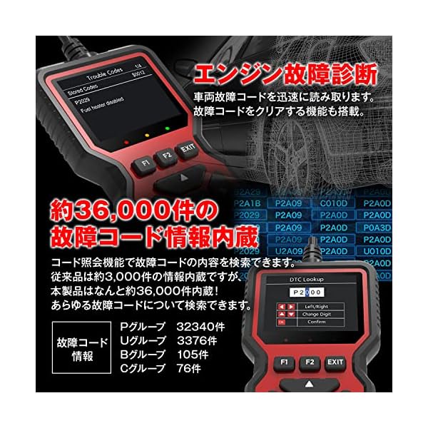 ヤマダモール | MAXWIN(マックスウィン) OBD2 診断機 車両 故障診断