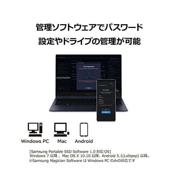 ヤマダモール | Samsung T7 Shield 1TB 外付けSSD 最大転送速度1