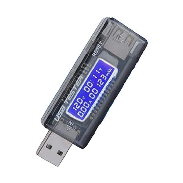 ヤマダモール | Homefunny USB電流電圧テスター チェッカー 4-20V/0-3A 急速充電QC2.0 積算電流・通電時間計測 |  ヤマダデンキの通販ショッピングサイト