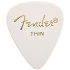 Fender ピック 351 Shape Classic, Thin, White, (144)