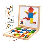 タングラム マグネット パズル 4歳 知育玩具 3歳 磁石 積み木 [ DJECO ジェコ ジオフォーム セットボックス ](DJ03130)