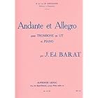 ウィットナー バラ : アンダンテとアレグロ (トロンボーン、ピアノ) ルデュック出版