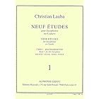 ウィットナーロバ : 9つの練習曲 第一巻 (サクソフォン、ピアノ) ルデュック出版