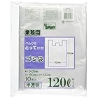 日技 CG-121 半透明取手付きゴミ袋120L10P