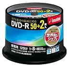 Imation 録画用DVD-R CPRM対応 1-16倍速対応 インクジェットプリンタ対応(ホワイト・ワイドディスク) 52枚スピンドルパック DVDR120PWBC52S
