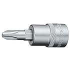 トネ(TONE) ドライバービットソケット 3H-P3 差込角9.5mm(3/8"") (+)No.3