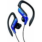 JVCケンウッド JVC HA-EB75-A イヤホン 耳掛け式 防滴仕様 スポーツ用 ブルー