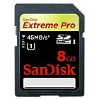 SanDisk SDHCカード ExtremePro SDHC UHS-1 8GB SDSDXP1-008G-J95