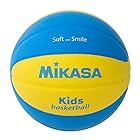 ミカサ(MIKASA) スマイルバスケットボール 5号 (男子用・女子用・小学生) EVA 特殊スポンジ スマイルシリーズ 黄/青 SB5-YBL 推奨内圧0.20~0.25(kgf/?)