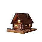 ウッディジョー(Woody JOE) 灯2 ログハウス 森の家 木製模型