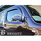BRIGHTZ キューブ Z12系 LEDウィンカー付メッキドアミラーカバー 【 MIR-SID-148 】 347